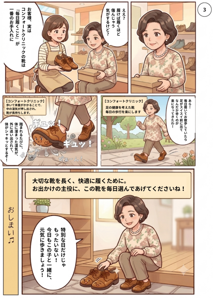 加水分解漫画3ページ